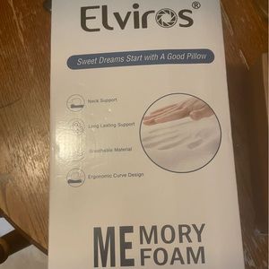 Elviros cervical memory foam pillow